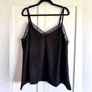 ELOQUII Satin Lace Cami